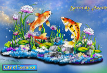 Graphic: Fiesta Productions Inc. | The South Pasadenan | City of Torrance - "Serenity Awaits"