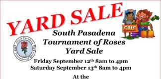 Yard Sale SPTOR South Pasadena Tournament of Roses Float Build Fundraiser
