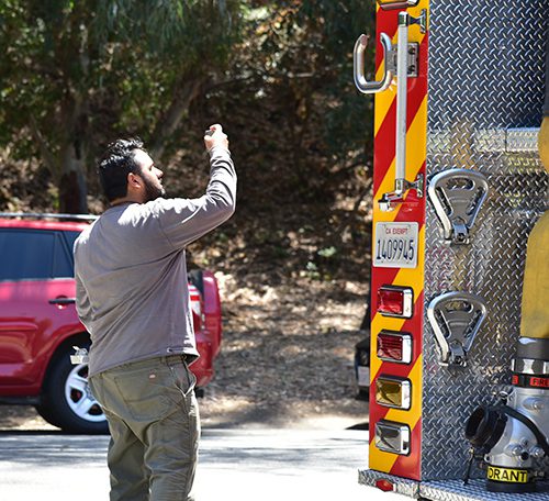 | The South Pasadenan | South Pasadena News FIRE: The South Pasadenan News | Structure Fire at Arroyo Park on Marmion Way 1:30pm Sunday. South Pasadena Fire, Los Angeles Fire Departments on scene.