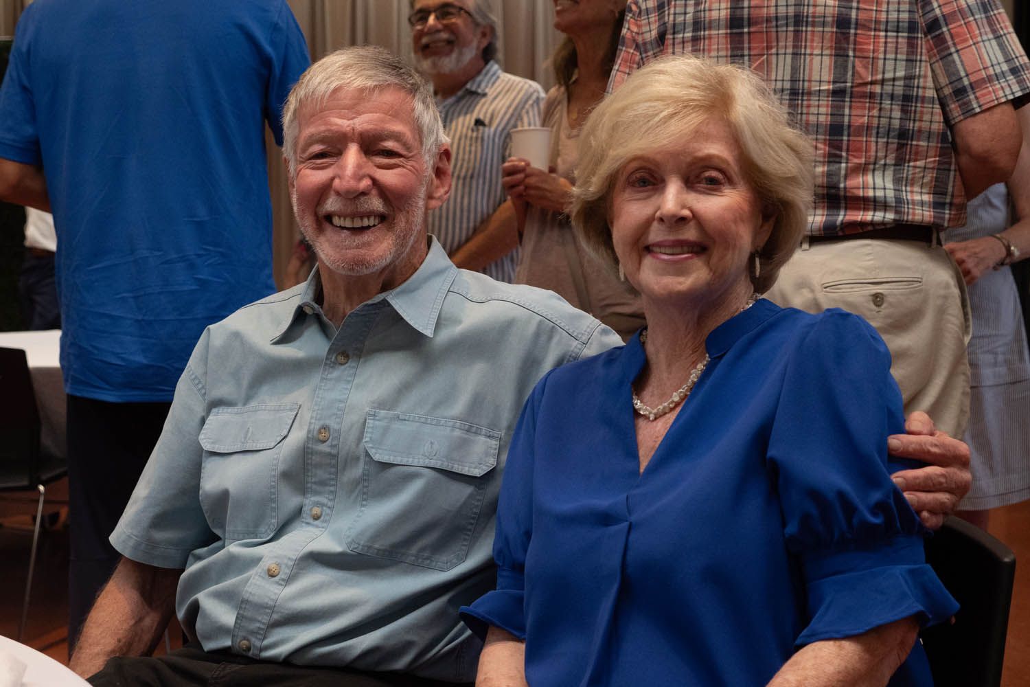 | The South Pasadenan | South Pasadena News PHOTO: Esteban Lopez | The South Pasadenan News | August 19, 2024, at the South Pasadena Senior Center: "Senior Champions of South Pasadena" Glen Duncan and Anita Scott celebrate their tremendous contributions to the South Pasadena community
