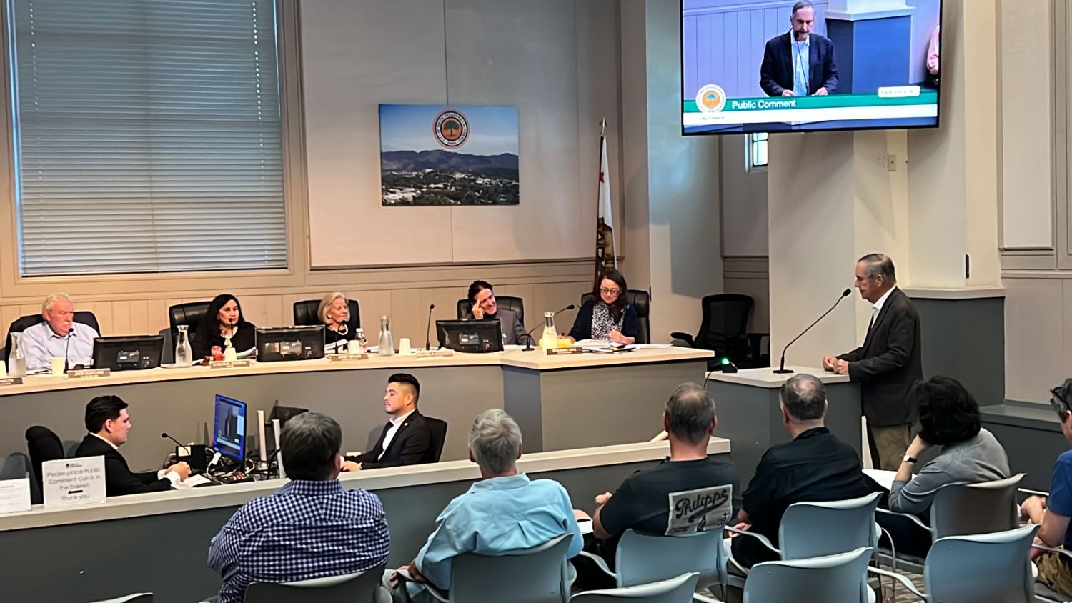 | The South Pasadenan | South Pasadena News PHOTO: South Pasadena News | Public Comment Before the "Closed Session City Council Meeting" September 4, 2024. SPPF Museum Renewed Lease, or Evict. The eviction notice was delivered about six weeks prior to this meeting, which may not have occurred at all without the prompt attention from an expert City Staff Director.