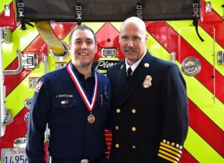 Firefighter/Paramedic J.C. Monticone honored with Medal of Valor