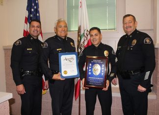 South Pasadena Police Dept. Officials Recognized for Outstanding Achievement