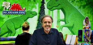 PHOTO: Steven Lawrence | SouthPasadenan.com | Dave Plenn owner of "The Dinosaur Farm" Toy Store - South Pasadena