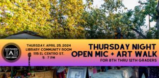 South Pasadena Teen Advisory Board Open Mic at Arts Crawl April 25, 2024