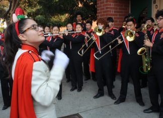 SPHS Band Performs along Mission Street & Fair Oaks Avenue