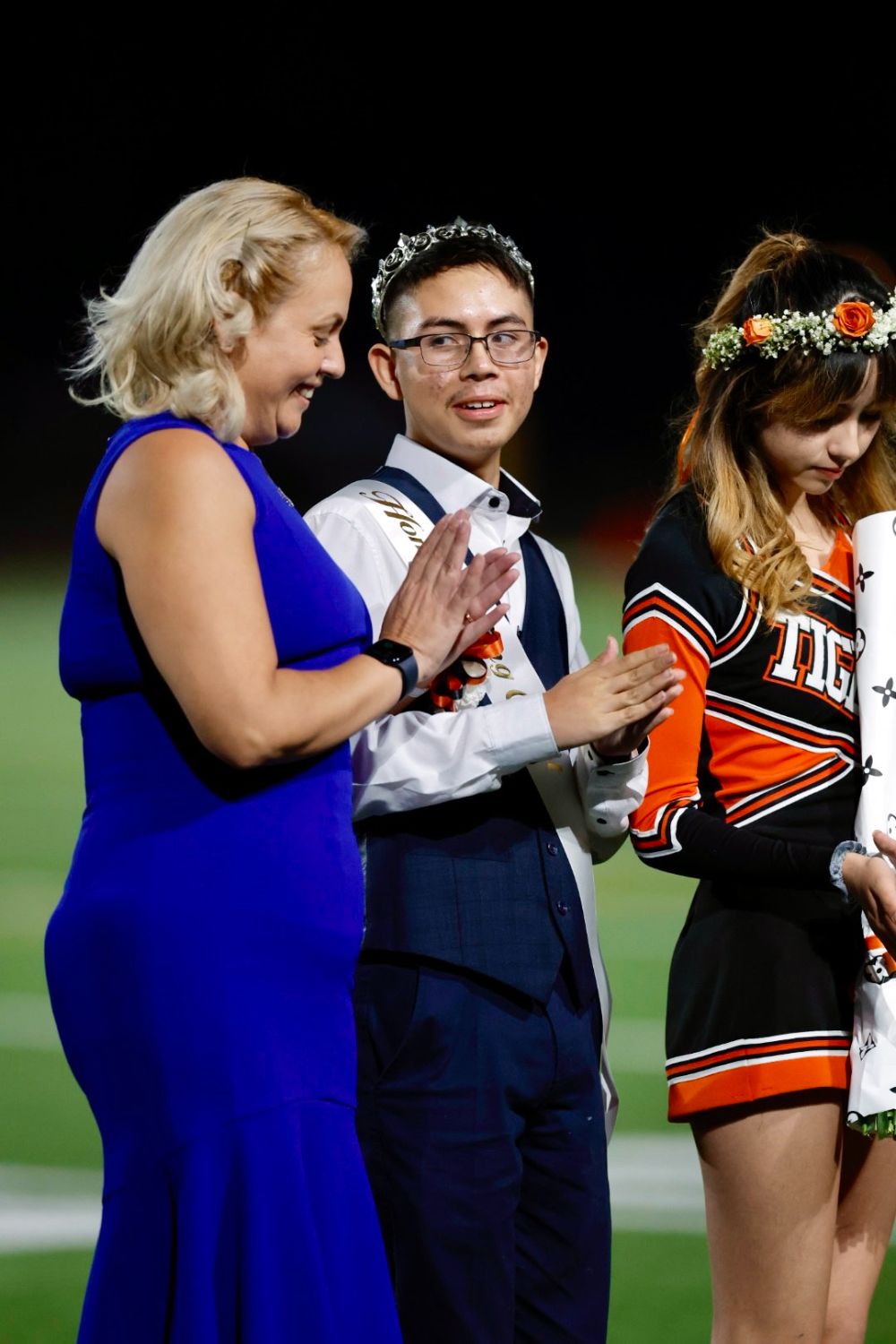 PHOTO: Dan Rider | South Pasadenan News | Freshman Royal Court member, Jordan Zumba, at SPHS Homecoming 2024.