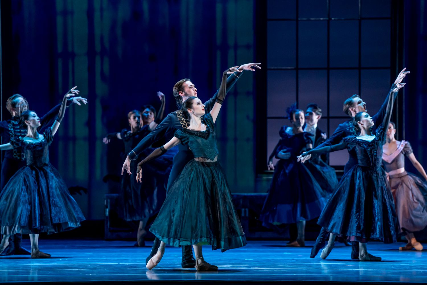 PHOTO: Cheryl Mann | The South Pasadenan | The Joffrey Ballet ensemble of Anna Karenina.