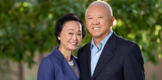 PHOTO: provided by City of Hope | The South Pasadenan | Andrew and Peggy Cherng, co-founders and co-CEOs of Panda Express. Andrew opened the first Panda Inn restaurant in East Pasadena in 1973.