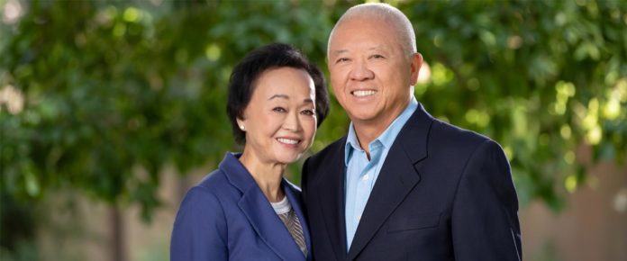 PHOTO: provided by City of Hope | The South Pasadenan | Andrew and Peggy Cherng, co-founders and co-CEOs of Panda Express. Andrew opened the first Panda Inn restaurant in East Pasadena in 1973.