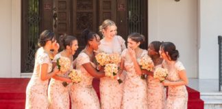 PHOTO: provided by Tournament of Roses | The South Pasadenan | 2024 Rose Court – left to right: Trinity Dela Cruz, Olivia Bohanec, Emmerson Tucker, Jessica Powell, Naomi Stillitano, Mia Moore-Walker, Phoebe Ho.