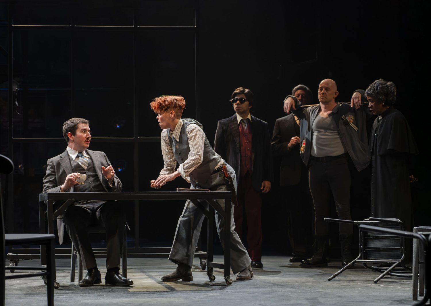 PHOTO: Craig Schwartz | South Pasadenan News | Ann Noble and the cast of Richard III at A Noise Within