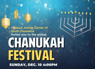 Hanukkah Festival Sunday December 10 in South Pasadena