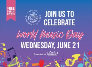 Pasadena Tournament of Roses Celebrates World Music Day June 21