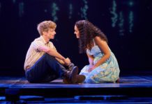THE NOTEBOOK | Hollywood Pantages Theatre PHOTO: Roger Mastroianni | South Pasadena News | Chloë Cheers (Younger Allie) and Kyle Mangold (Younger Noah).