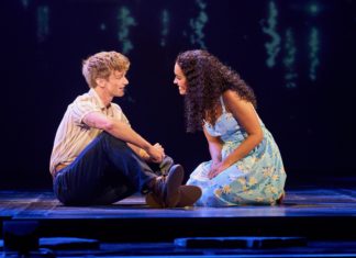 THE NOTEBOOK | Hollywood Pantages Theatre PHOTO: Roger Mastroianni | South Pasadena News | Chloë Cheers (Younger Allie) and Kyle Mangold (Younger Noah).