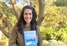 PHOTO: Alisa Hayashida | The South Pasadenan | Author Chantal Donnelly with her new book "Settled - How to Find Calm in a Stress-Inducing World".