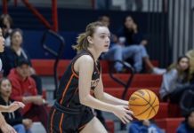 PHOTO: Amanda Delgado | South Pasadenan | Following a 48-31 win over Flintridge Prep last Saturday night, South Pasadena High now moves on to the quarterfinals in the CIF-Southern Section Division 2AA basketball playoffs to face Mark Keppel on Wednesday.