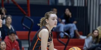 PHOTO: Amanda Delgado | South Pasadenan | Following a 48-31 win over Flintridge Prep last Saturday night, South Pasadena High now moves on to the quarterfinals in the CIF-Southern Section Division 2AA basketball playoffs to face Mark Keppel on Wednesday.