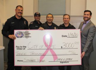 Firefighters and Police Officers Give Hope | SPFD Hands Over Proceeds from Successful Spaghetti Dinner