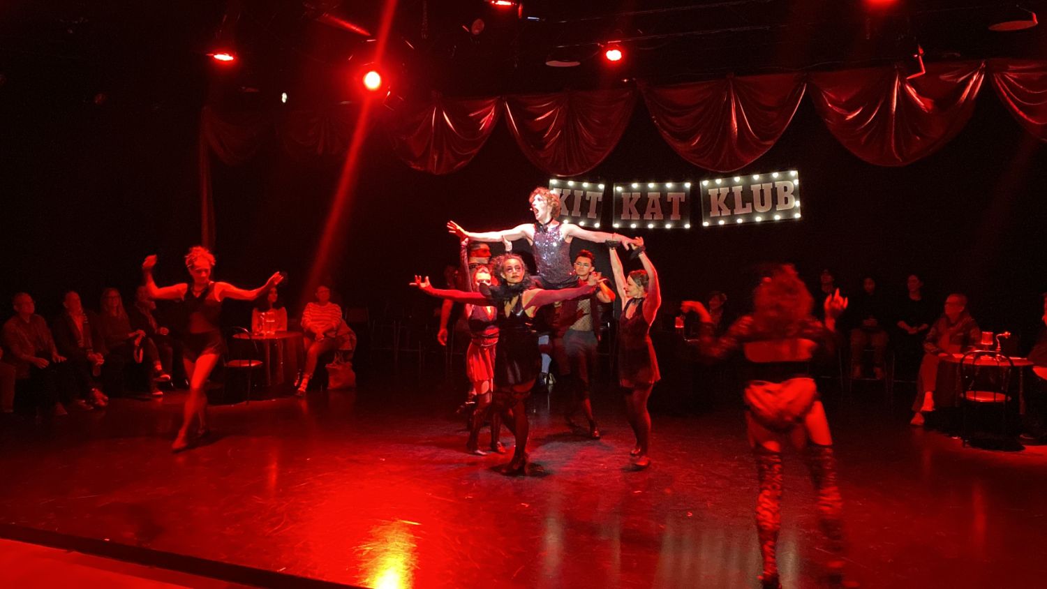 | The South Pasadenan | South Pasadena News PHOTO: Caterina Mercante | The South Pasadenan | Aiden Rawlinson and the cast of Cabaret at Lineage Performing Arts Center in Pasadena.