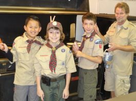 PHOTO: provided by South Pasadena Pack 7 Cub Scouts | The South Pasadenan | Pack 7 Cub Scouts ready to serve up some delicious pancakes.