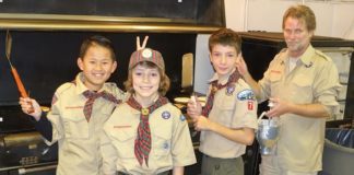 PHOTO: provided by South Pasadena Pack 7 Cub Scouts | The South Pasadenan | Pack 7 Cub Scouts ready to serve up some delicious pancakes.