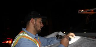 Water Main Break on Orange Grove Avenue