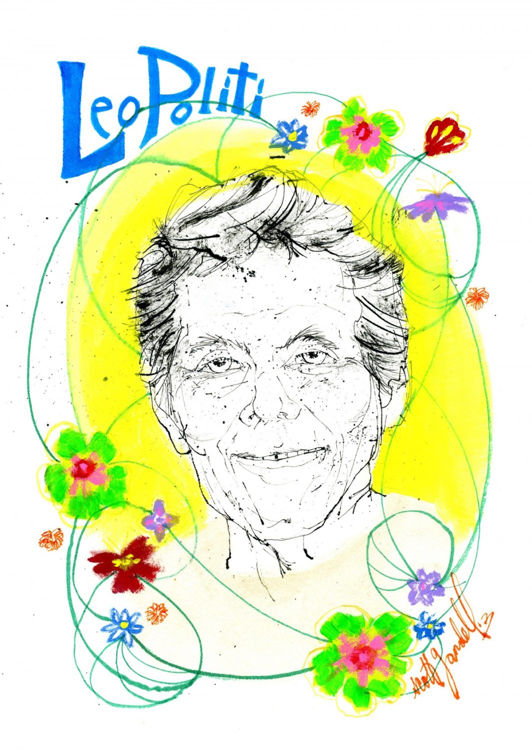 south-pasadena-news-02-06-2019-leo-politi-paintings-at-the-south-pasadena-public-library-scott-gandell-illustration-01 | The South Pasadenan | South Pasadena News