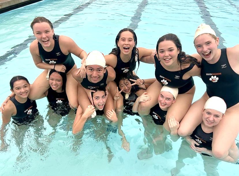 PHOTO: SPHS Water Polo | The South Pasadenan | South Pasadena High lost 7-6 in triple overtime on Tuesday to Etiwanda in a first round CIF-SS Division 4 girls’ water polo contest at home.