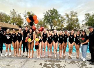 PHOTO: SPHS Water Polo | The South Pasadenan | South Pasadena High lost 7-6 in triple overtime on Tuesday to Etiwanda in a first round CIF-SS Division 4 girls’ water polo contest at home.