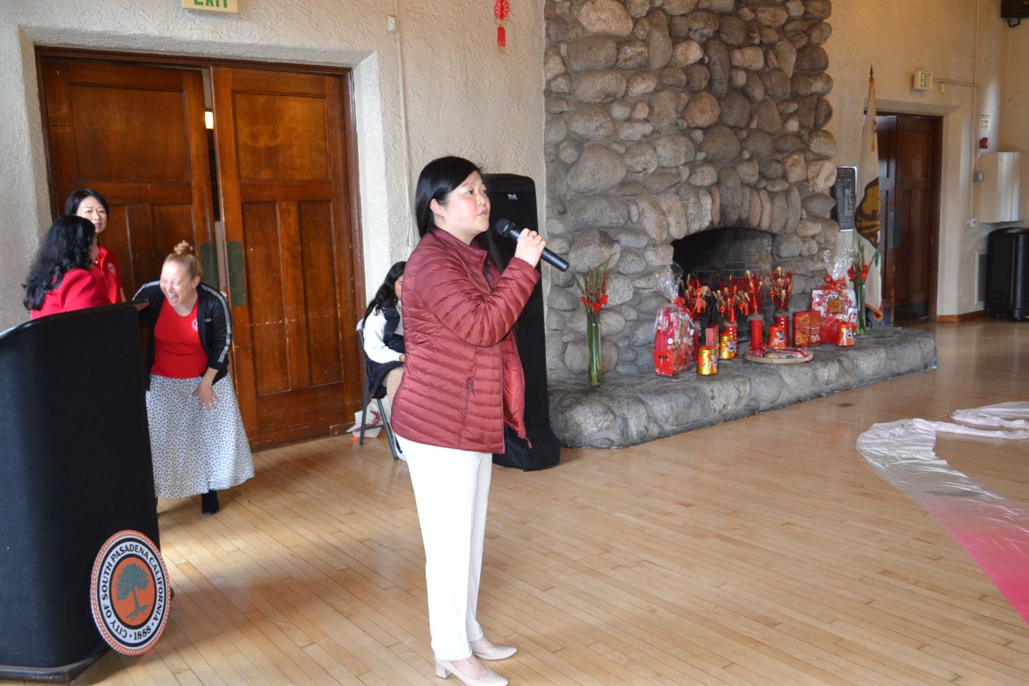 PHOTO: Alisa Hayashida | The South Pasadenan | The Lunar New Year luncheon for seniors held at the War Memorial Building in South Pasadena.