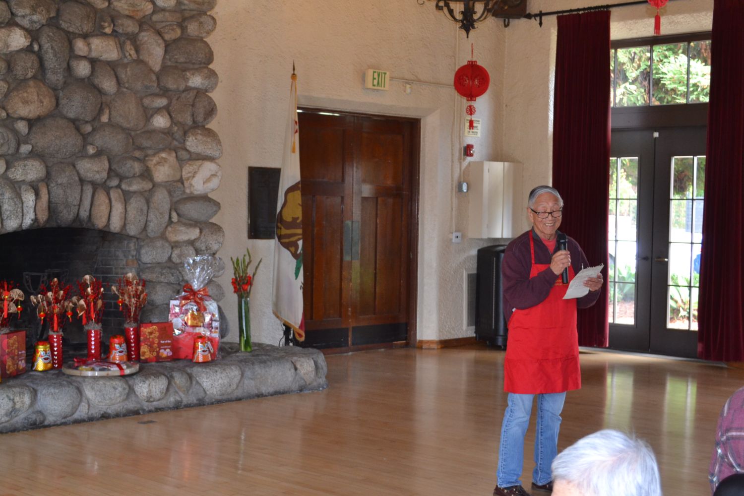 PHOTO: Alisa Hayashida | The South Pasadenan | The Lunar New Year luncheon for seniors held at the War Memorial Building in South Pasadena.