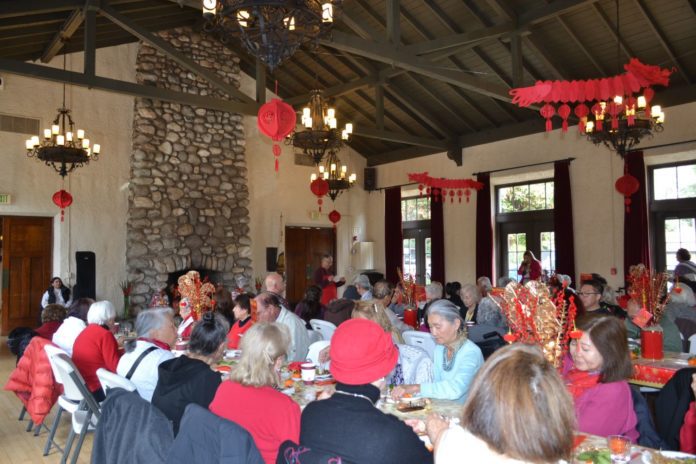 PHOTO: Alisa Hayashida | The South Pasadenan | The Lunar New Year luncheon for seniors held at the War Memorial Building in South Pasadena.