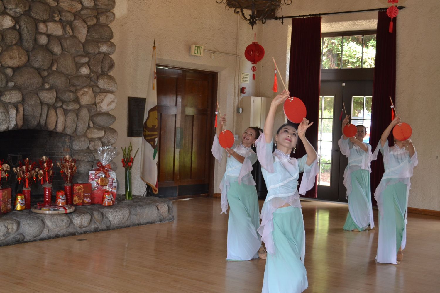 PHOTO: Alisa Hayashida | The South Pasadenan | Dancers from the Dancing Wing Studio perform at the Lunar New Year luncheon for seniors in South Pasadena.