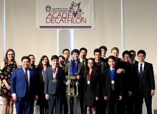 South Pasadena High School Academic Decathlon Wins 4th Consecutive Year!