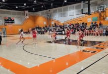 PHOTO: CB Richards | The South Pasadenan | South Pasadena High won a first round CIF-SS girls basketball game over Glendora 55-52 on Thursday night and now advances to second round action to face Flintridge Prep on Saturday.