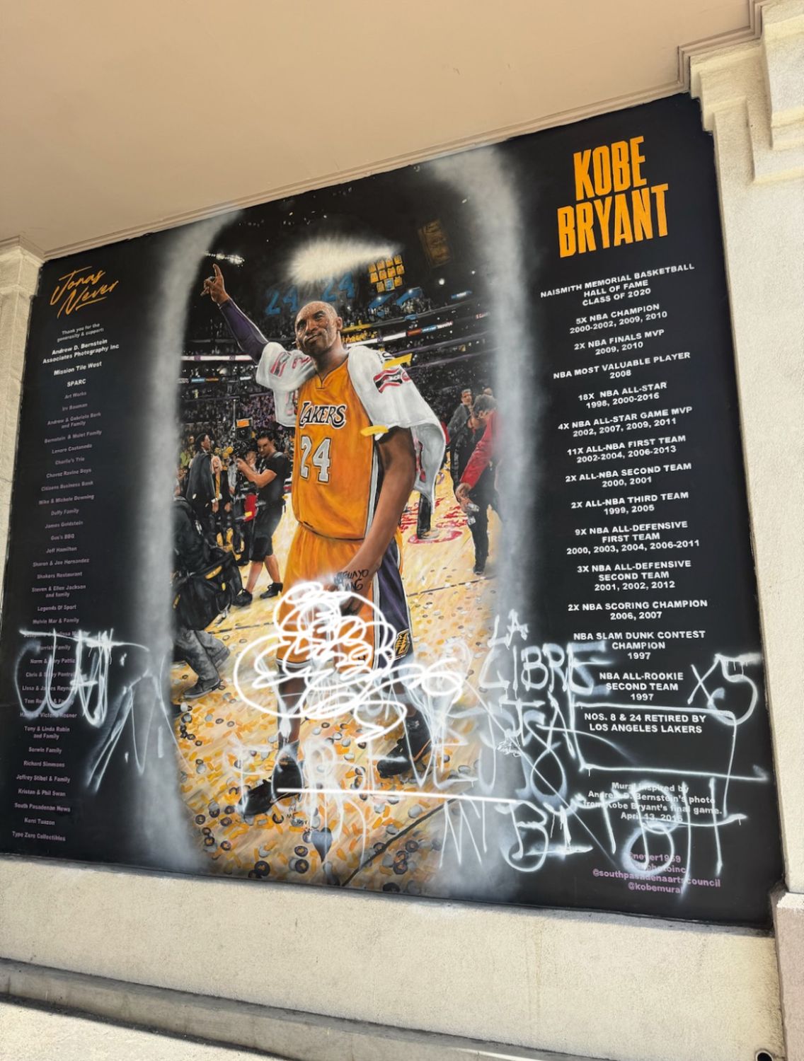 | The South Pasadenan | South Pasadena News PHOTO: provided by SPARC | The South Pasadenan | The Kobe Bryant mural located in South Pasadena.