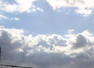 PHOTO: Henk Friezer | The South Pasadenan | Post storm clouds over the South Pasadena region.