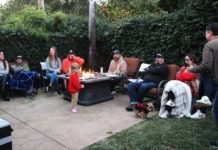 PHOTO: Henk Friezer | The South Pasadenan | The Kohler family Super Bowl party.