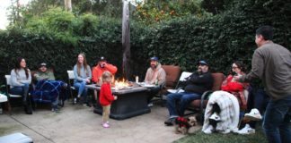 PHOTO: Henk Friezer | The South Pasadenan | The Kohler family Super Bowl party.