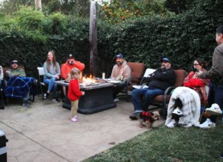 PHOTO: Henk Friezer | The South Pasadenan | The Kohler family Super Bowl party.