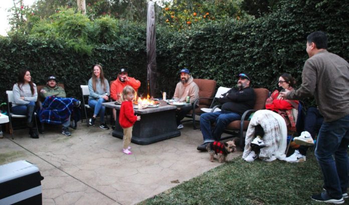 PHOTO: Henk Friezer | The South Pasadenan | The Kohler family Super Bowl party.