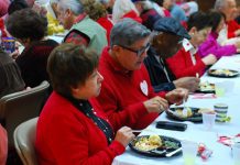 Seniors Cozy Up | Senior Center Luncheon for Valentine’s Day