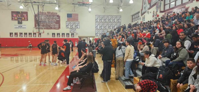 PHOTO: CB Richards | The South Pasadenan | After a standout season, South Pasadena High’s girls basketball team was eliminated from the CIF-SS 2AA quarterfinals following a 49-45 playoff loss to Mark Keppel of Alhambra.