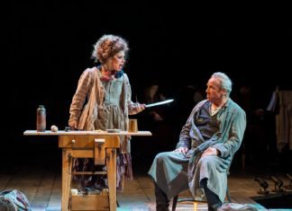PHOTO: Craig Schwartz | The South Pasadenan | Cassandra Marie Murphy and Geoff Elliott in "Sweeney Todd: The Demon Barber of Fleet Street" at A Noise Within.
