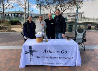 Ash Wednesday | Ashes to Go Event in South Pasadena