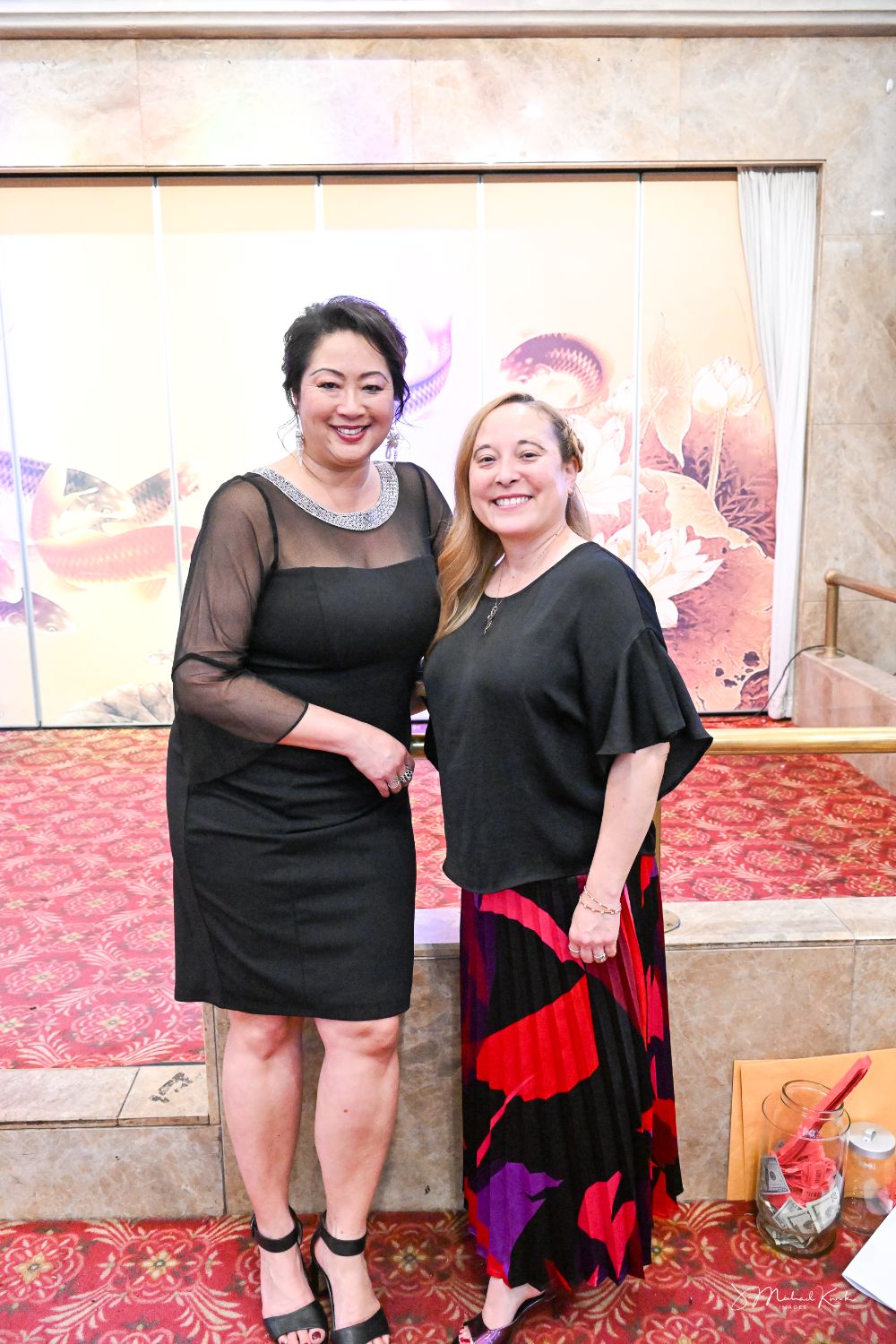 | The South Pasadenan | South Pasadena News PHOTO: J. Michael Kwok | The South Pasadenan | Mistress of Ceremonies for the Gala Katy Nielsen and SPCC President Yuki Cutcheon.