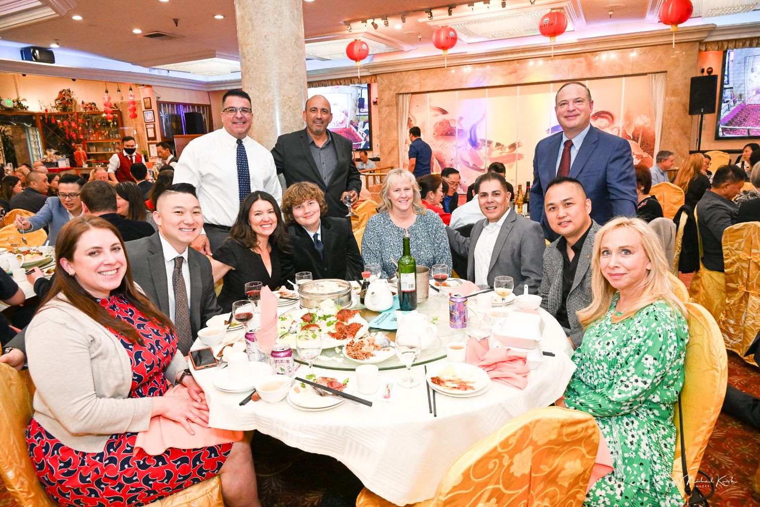 | The South Pasadenan | South Pasadena News PHOTO: J. Michael Kwok | The South Pasadenan | At the South Pasadena Police Department table are (L-R) Alison Wehrle, Tim Kim, Police Chief Brian Solinsky, Tanya Brittin, Max Belliotti, Jose Zavala, Sheila Pautsch, Shannon Robledo, Merrill Ladenheim, Mike Chen, and Ilise Ladenheim.