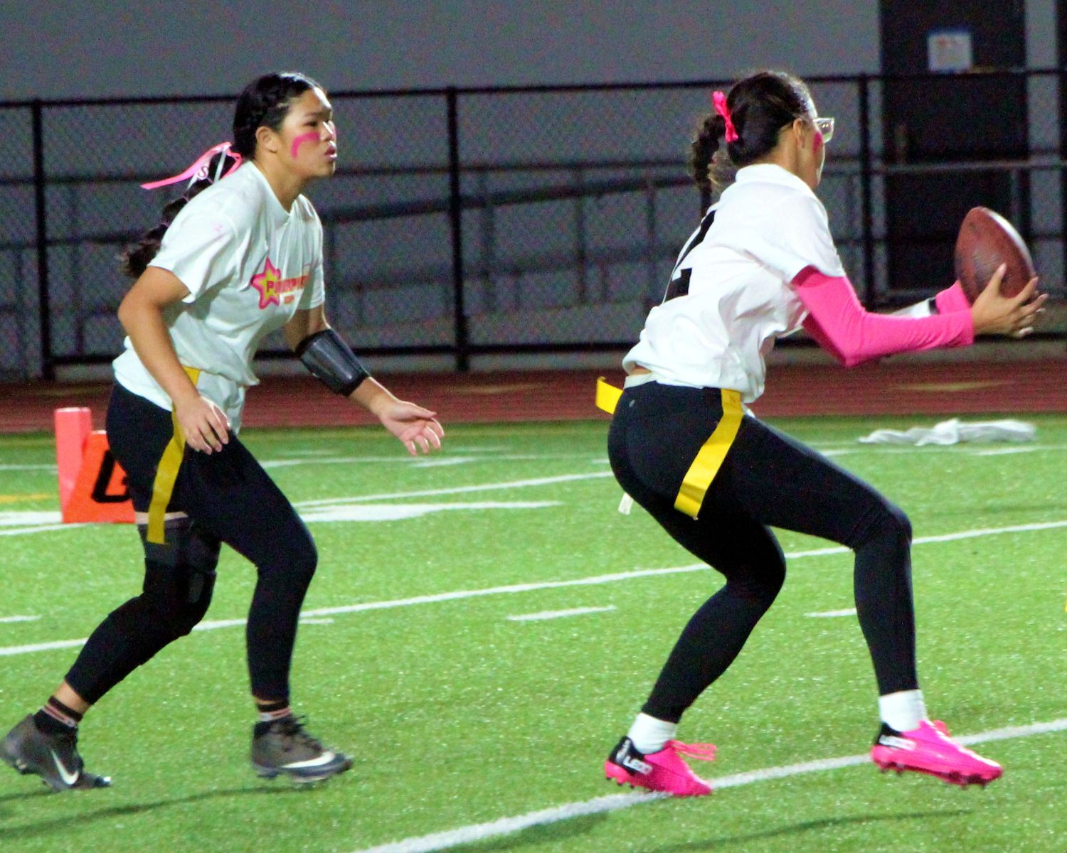 | The South Pasadenan | South Pasadena News PHOTO: Henk Friezer | The South Pasadenan | Fans in the stands at the 2024 PowerPuff game at SPHS Roosevelt Field.